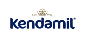 Kendamil logo with a white background